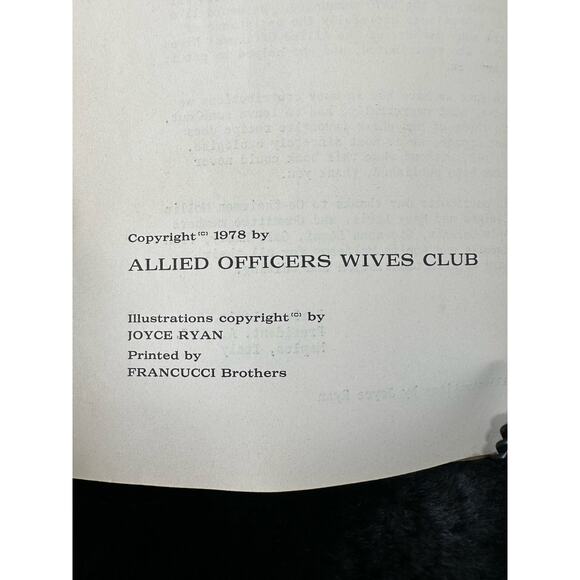 RARE 1978 Cookbook, Allied Officers' Wives Club, Naples, Italy - Picture 6 of 7